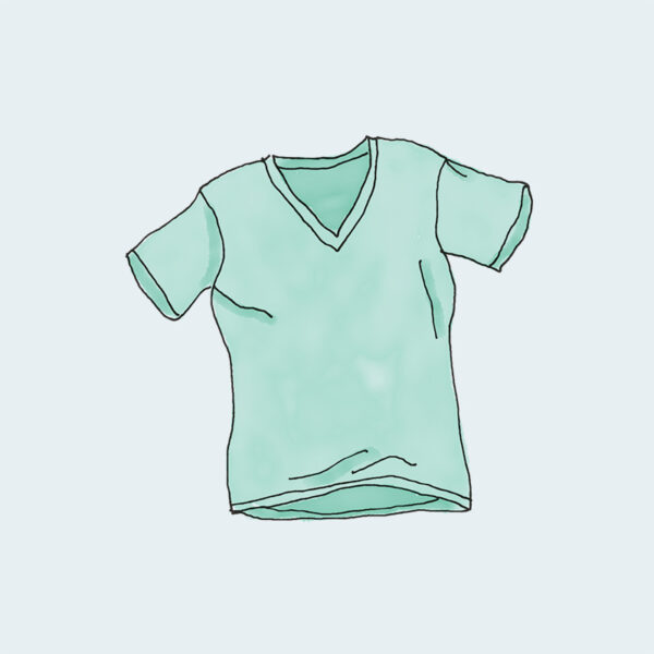 V-Neck T-Shirt – Bild 2